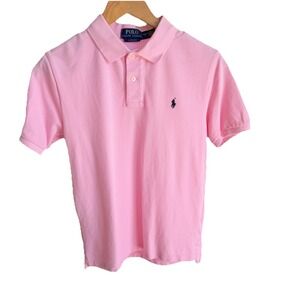 Polo Ralph Lauren Pink Polo Boys Size Large 14-16 Spring Easter
